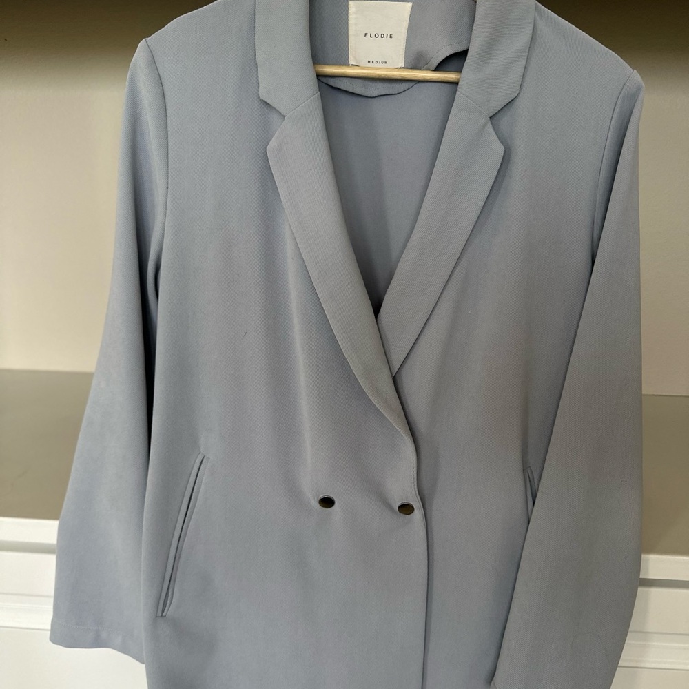 Elodie Women's Light Gray Blazer